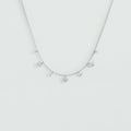 Collier court BELOVED - Cristal / Argenté - 1