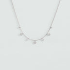 Collier court BELOVED - Cristal / Argenté - 1