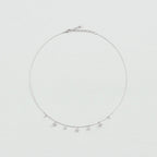 Collier court BELOVED - Cristal / Argenté - 2
