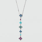 Collier court BELOVED - Multicolore / Argenté - 1