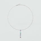 Collier court BELOVED - Multicolore / Argenté - 2