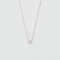 Collier court BELOVED - Cristal / Argenté - 1