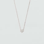Collier court BELOVED - Cristal / Argenté - 1