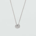 Collier court RONDOU - Cristal / Argenté - 1