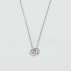Collier court RONDOU - Cristal / Argenté - 1
