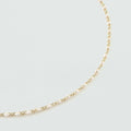 Collier court SMARTY - Blanc / Doré - 1