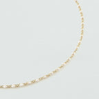 Collier court SMARTY - Blanc / Doré - 1