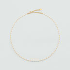 Collier court SMARTY - Blanc / Doré - 2