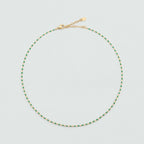 Collier court SMARTY - Vert / Doré - 2