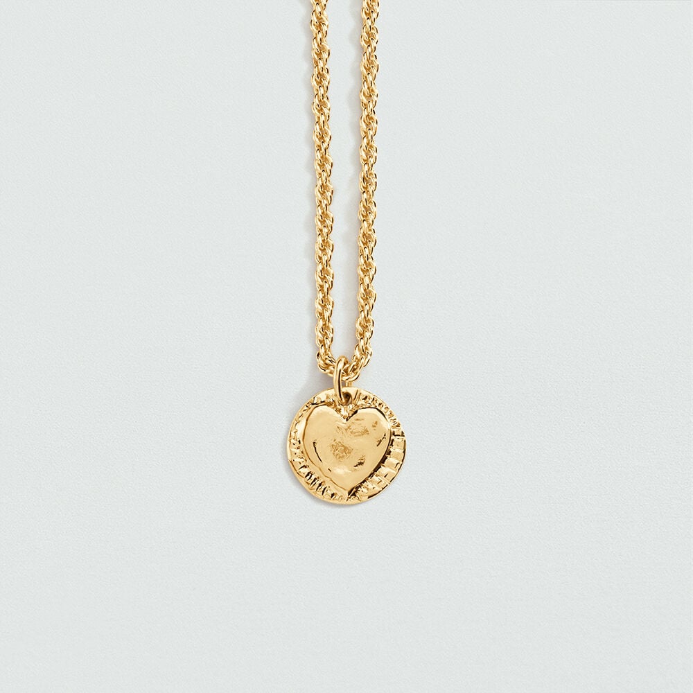 Collier mi-long CHAÎNE CORDE - Doré - 2