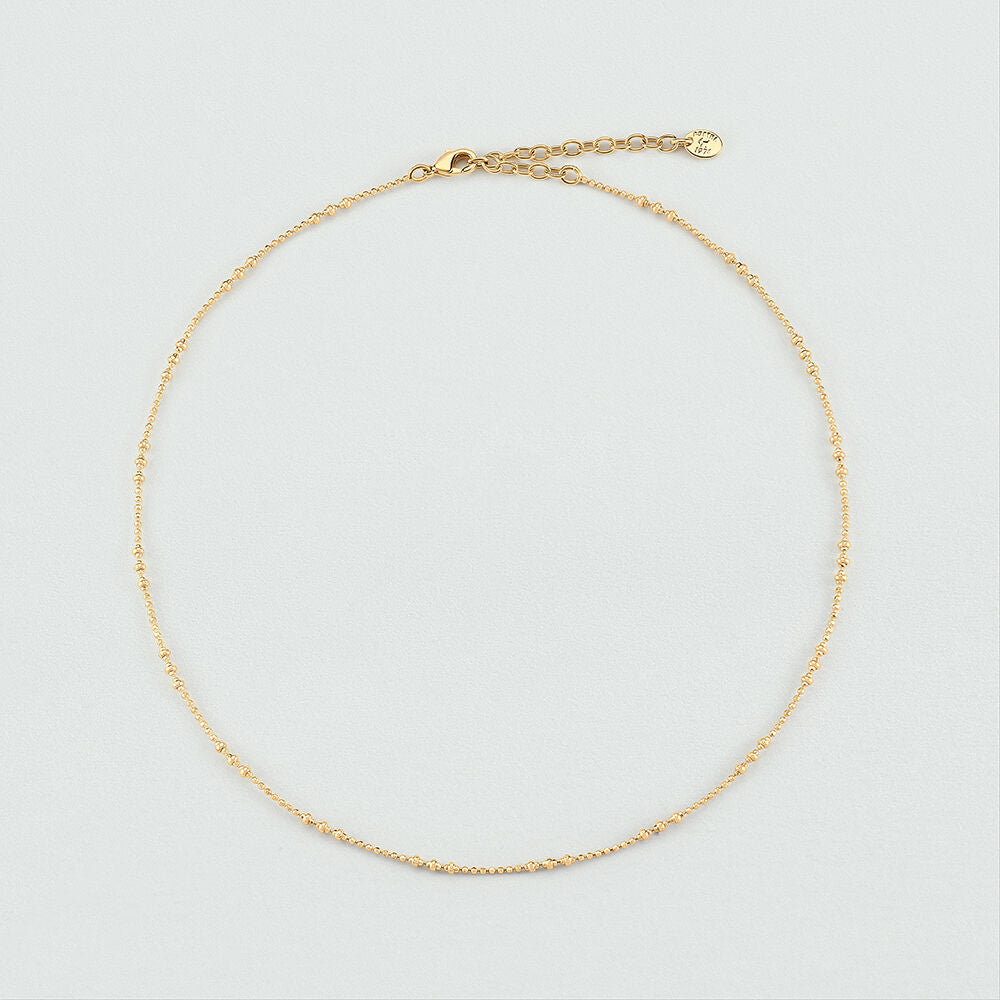Collier court CHAÎNE BOULE - Doré - 2