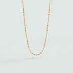 Collier mi-long CHAÎNE BOULE - Doré - 1