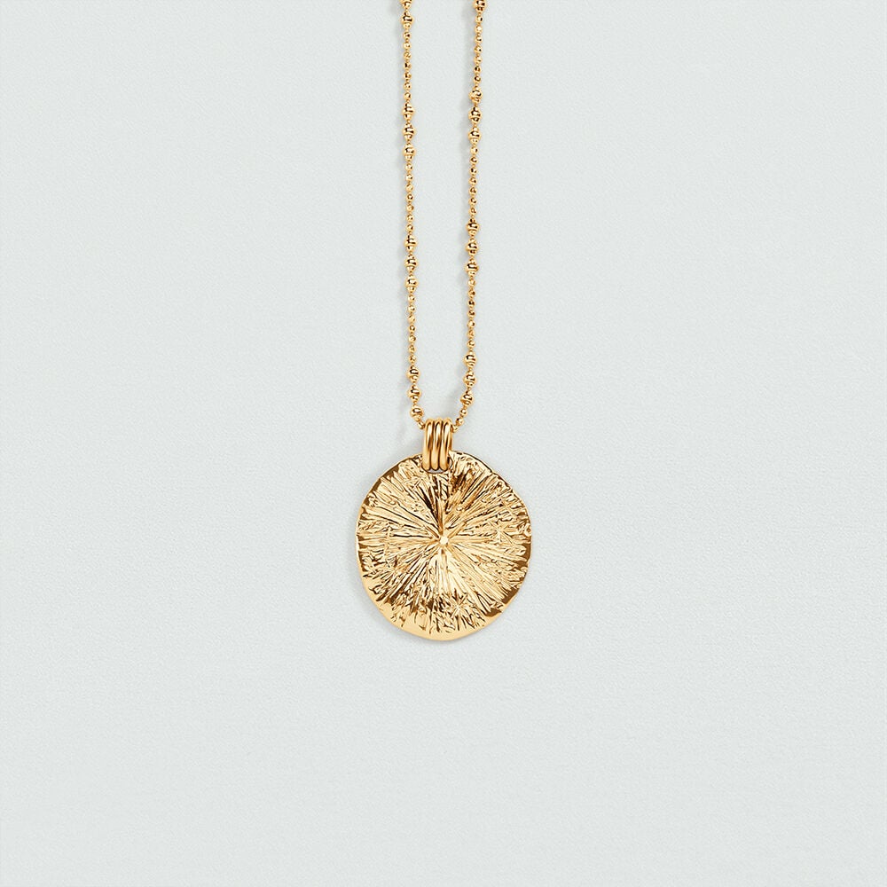 Collier mi-long CHAÎNE BOULE - Doré - 2