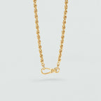 Collier court CHAÎNE CORDE - Doré - 1
