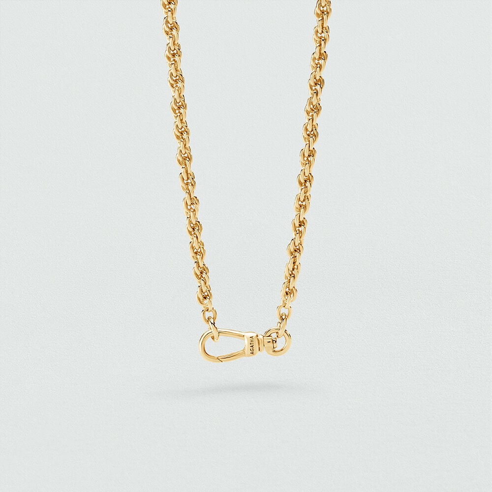 Collier court CHAÎNE CORDE - Doré - 1