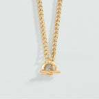 Collier mi-long CHAÎNE GOURMETTE - Doré - 1