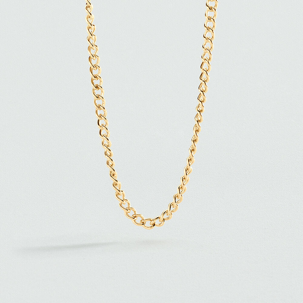 Collier mi-long CHAÎNE GOURMETTE - Doré - 2