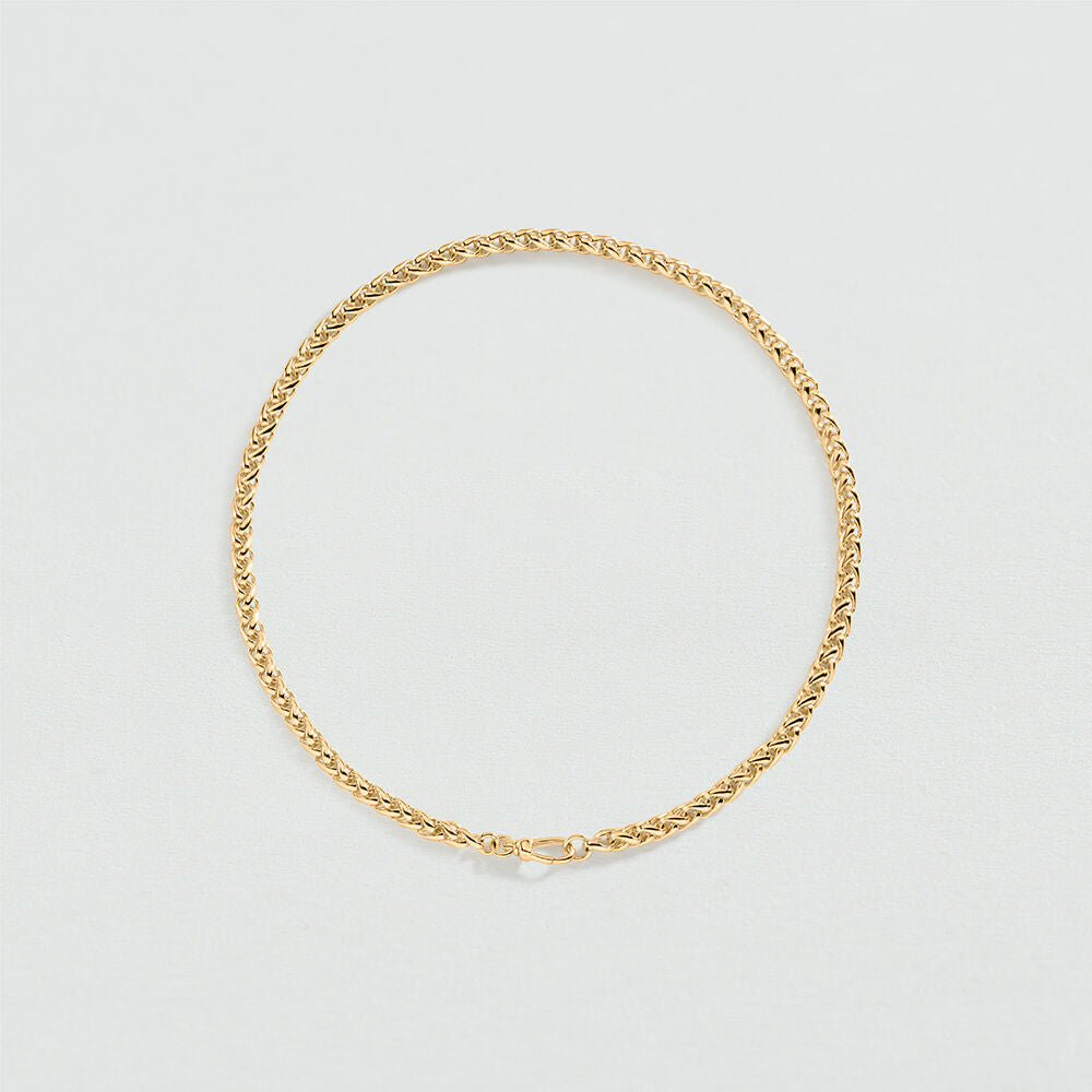 Collier court MAILLE PALMIER - Doré - 2