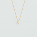 Collier court CANDY - Cristal / Doré - 1