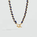 Collier court GAMBETTA - Marine / Doré - 1