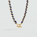 Collier court GAMBETTA - Marine / Doré - 1