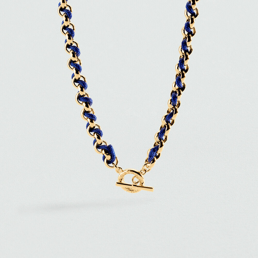 Collier court GAMBETTA - Marine / Doré - 1