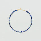 Collier court CASSIS - Bleu / Doré - 2
