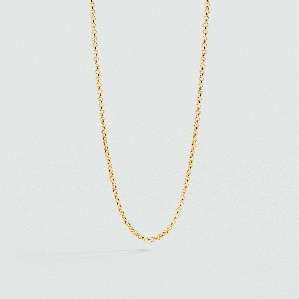 Collier mi-long CHAÎNE JASERON - Doré - 1