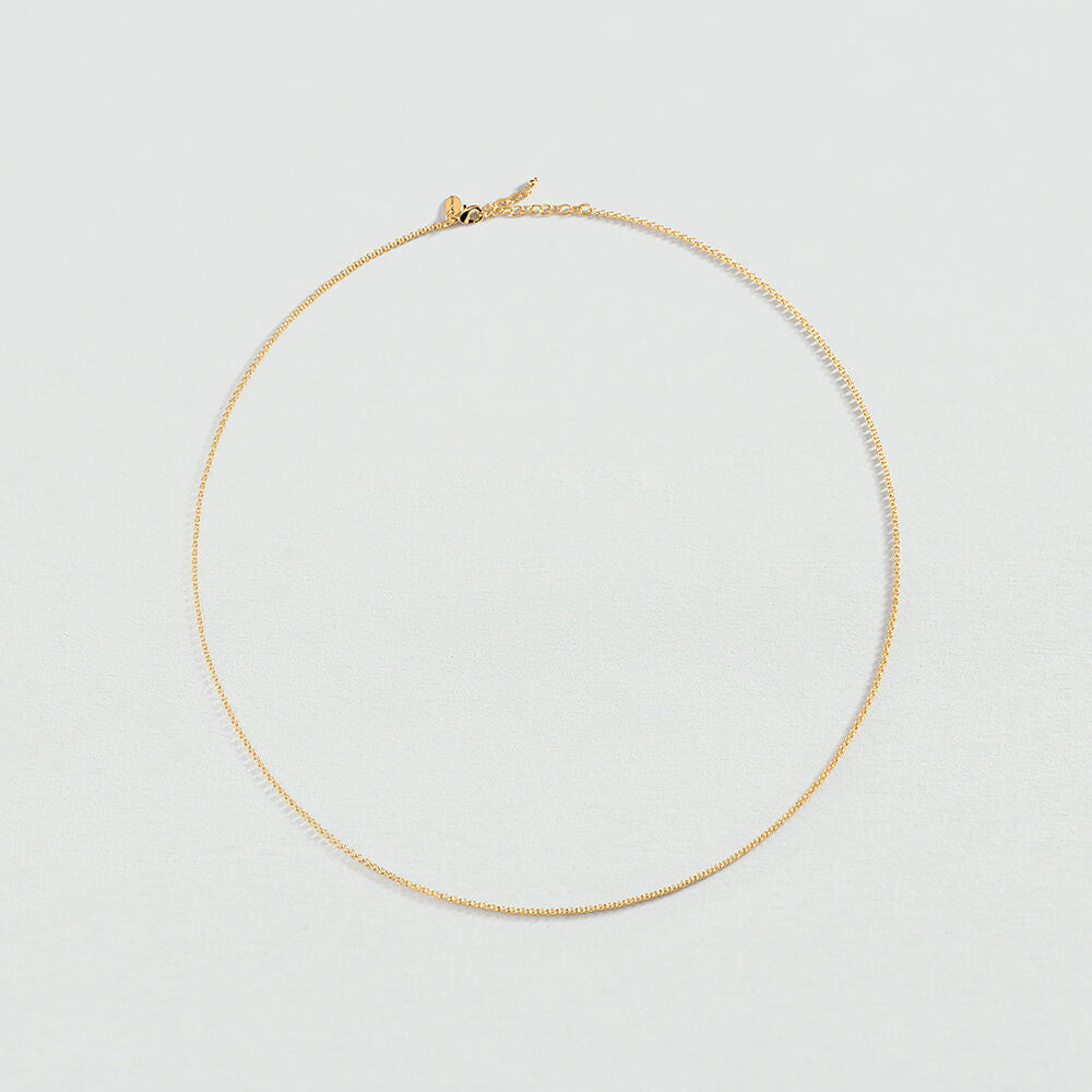 Collier mi-long CHAÎNE JASERON - Doré - 2