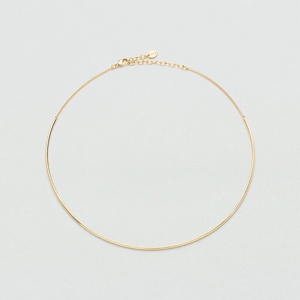 Collier court TORQUE - Doré - 1