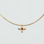 Collier court TORQUE - Doré - 2