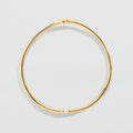 Collier court TORQUE PERLE BATIGNOLLES - Perle / Doré - 1