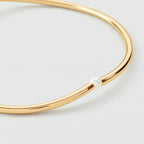 Collier court TORQUE PERLE BATIGNOLLES - Perle / Doré - 2
