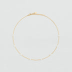 Collier court JASMIN - Doré / Blanc - 2