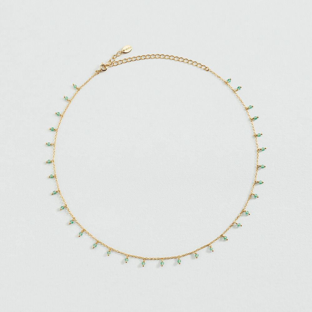 Collier court ALMA - Quartz Vert - 2