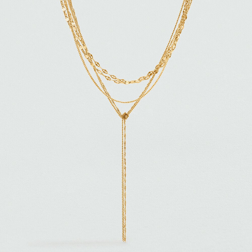 Collier court NEBET - Doré - 1