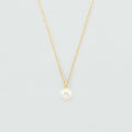 Collier court PERLYS - Perle / Doré - 1