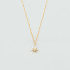 Collier court OURSE - Cristal / Doré - 1