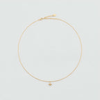Collier court OURSE - Cristal / Doré - 2