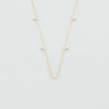 Collier court BRILLANT - Cristal / Doré - 1