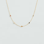 Collier court BRILLANT - Multicolore / Doré - 1