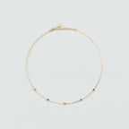 Collier court BRILLANT - Multicolore / Doré - 2