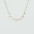 Collier court BELOVED - Cristal / Doré - 1