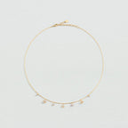 Collier court BELOVED - Cristal / Doré - 2