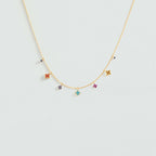 Collier court BELOVED - Multicolore / Doré - 1