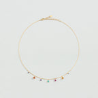Collier court BELOVED - Multicolore / Doré - 2