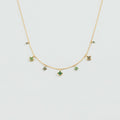 Collier court BELOVED - Vert / Doré - 1