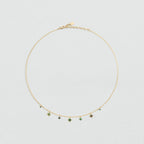 Collier court BELOVED - Vert / Doré - 2