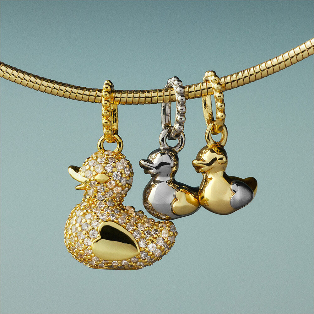 Pendentif PATITO - Argenté / Doré - 2