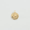 Pendentif MÉDAILLE GRAVÉE - Doré - 1